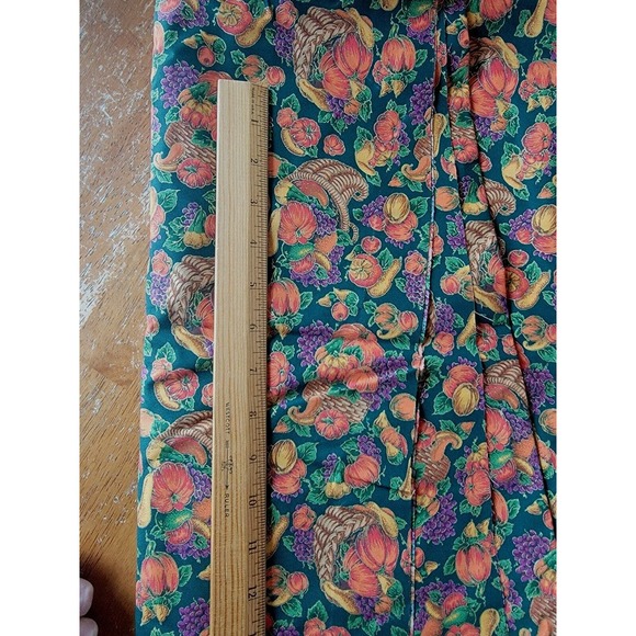 Cranston home fashion harvest cornucopia Fall printed fabric 2 Yards - Picture 2 of 3